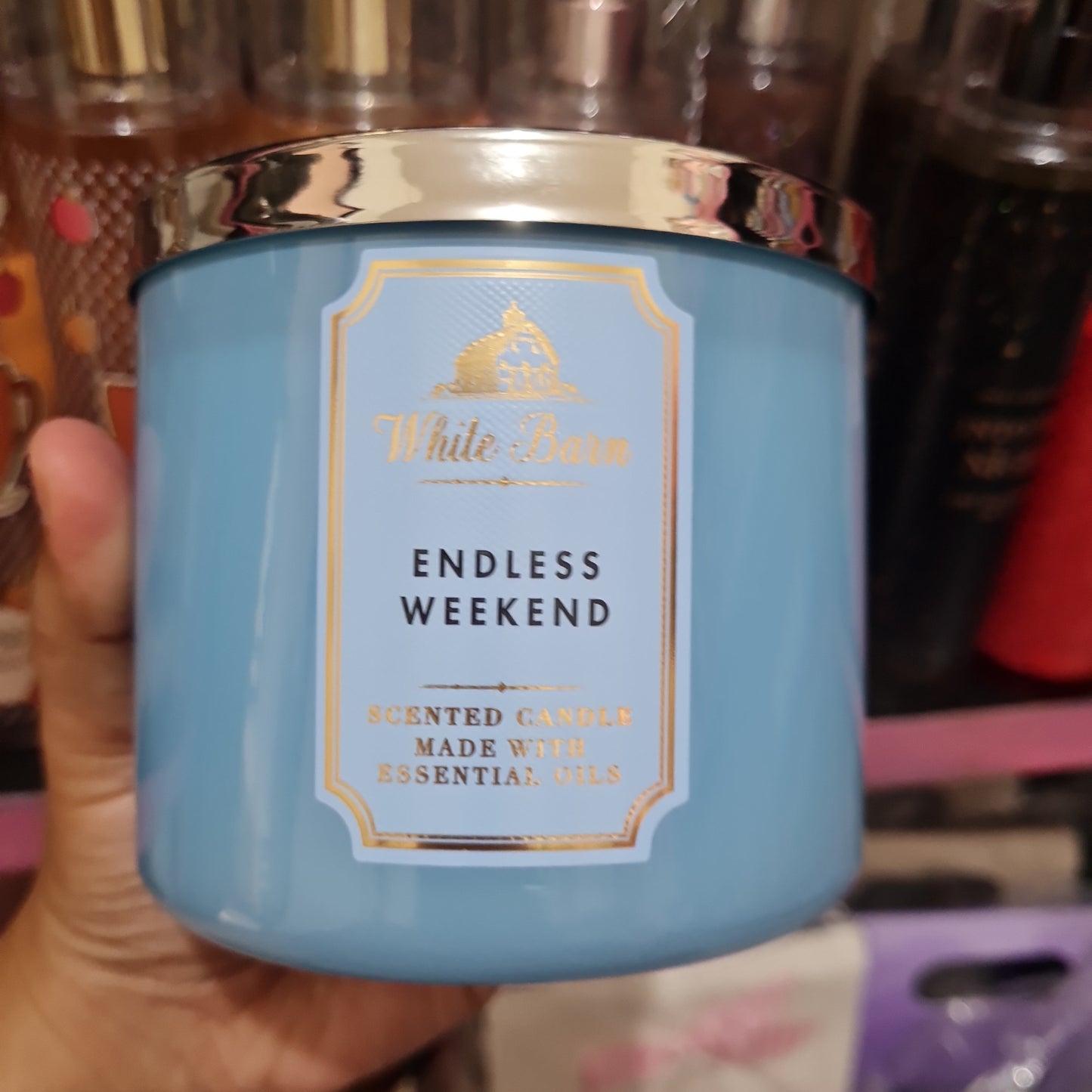 Bath and body works 3 wick candle