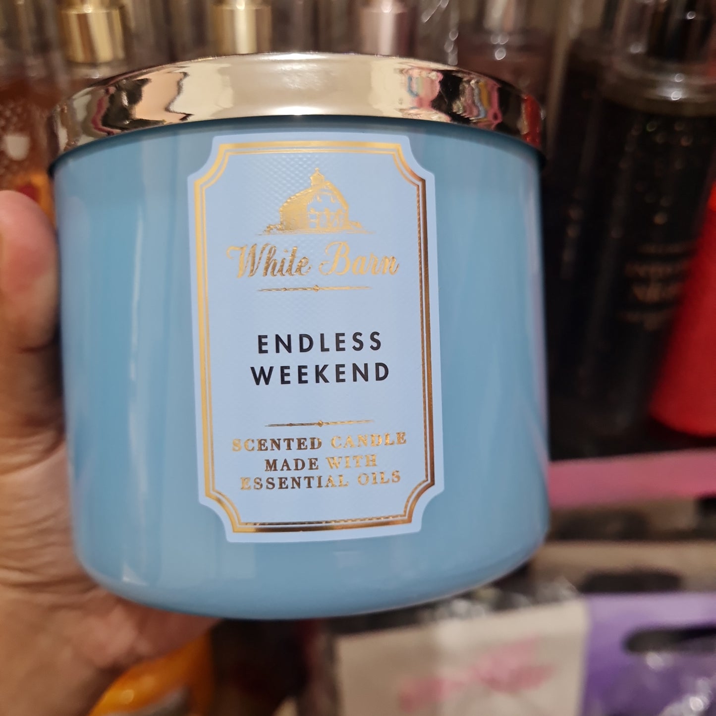 Bath and body works 3 wick candle