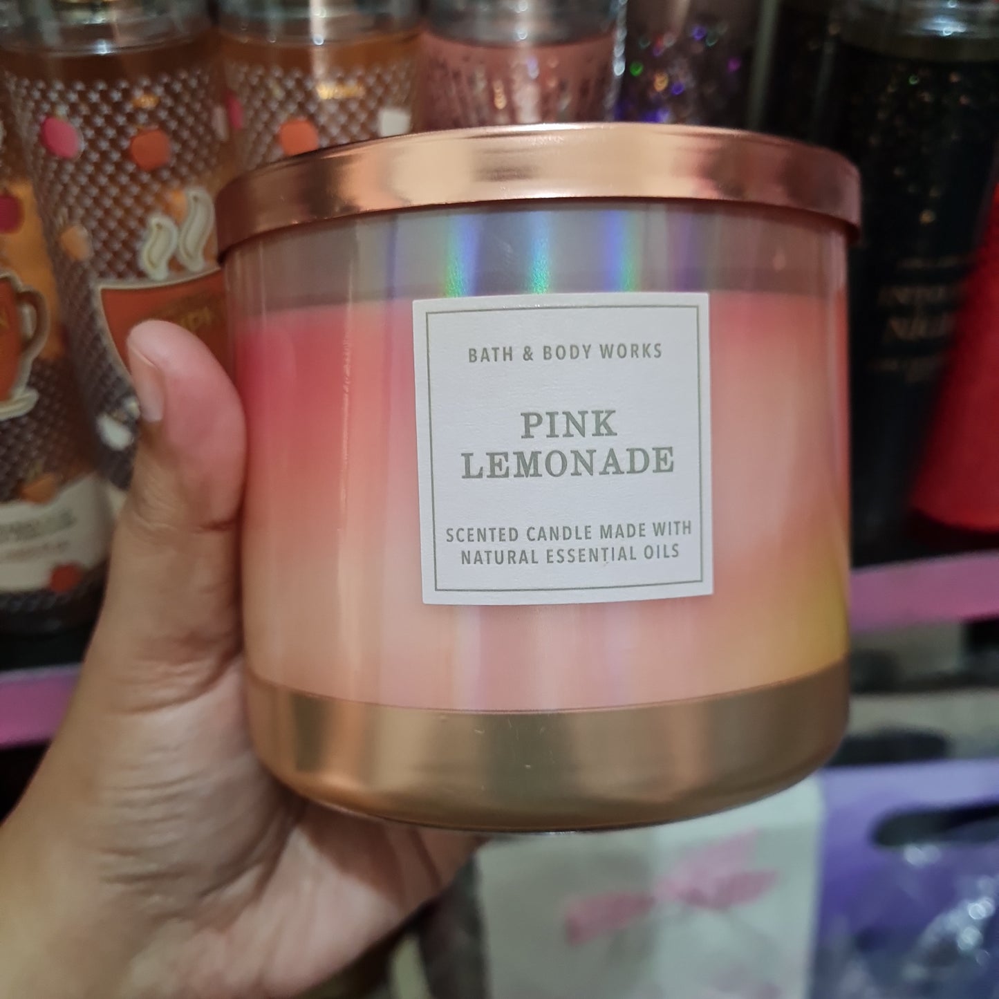 Bath and body works 3 wick candle