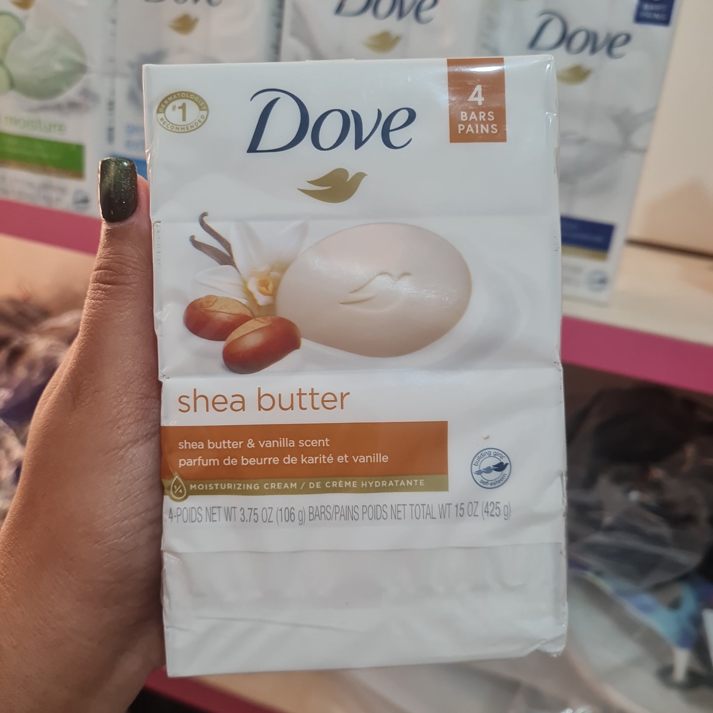 Dove Bar soaps 106 grams/125 grams bar by 4s and 6s