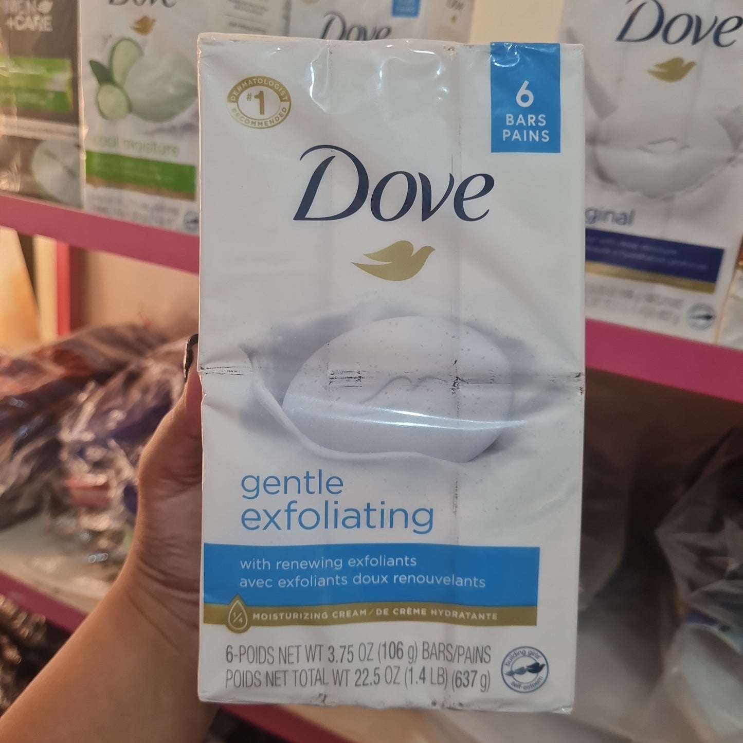 Dove Bar soaps 106 grams/125 grams bar by 4s and 6s