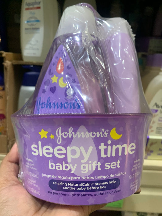 johnson’s sleepy time baby gift set