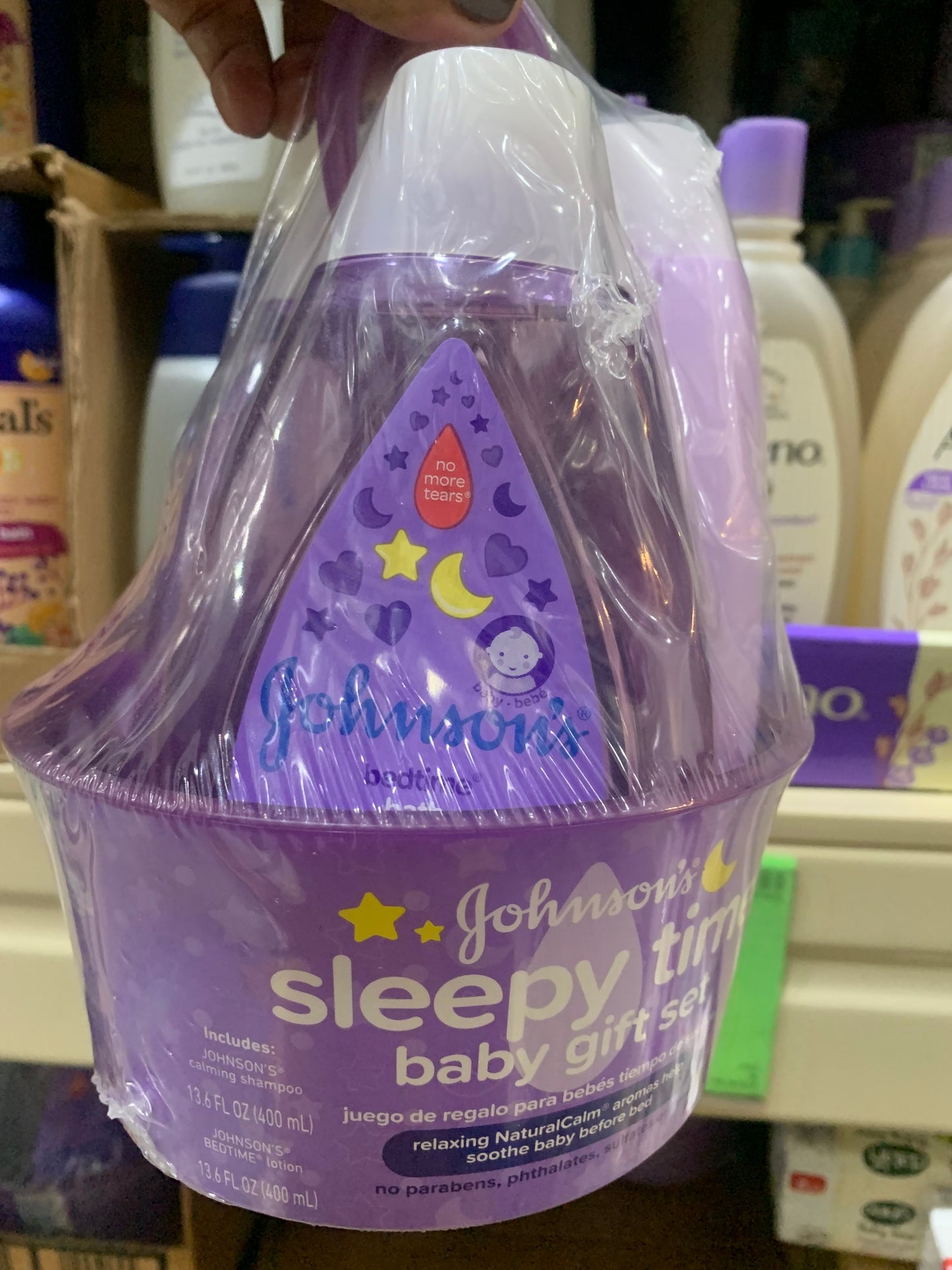 johnson’s sleepy time baby gift set