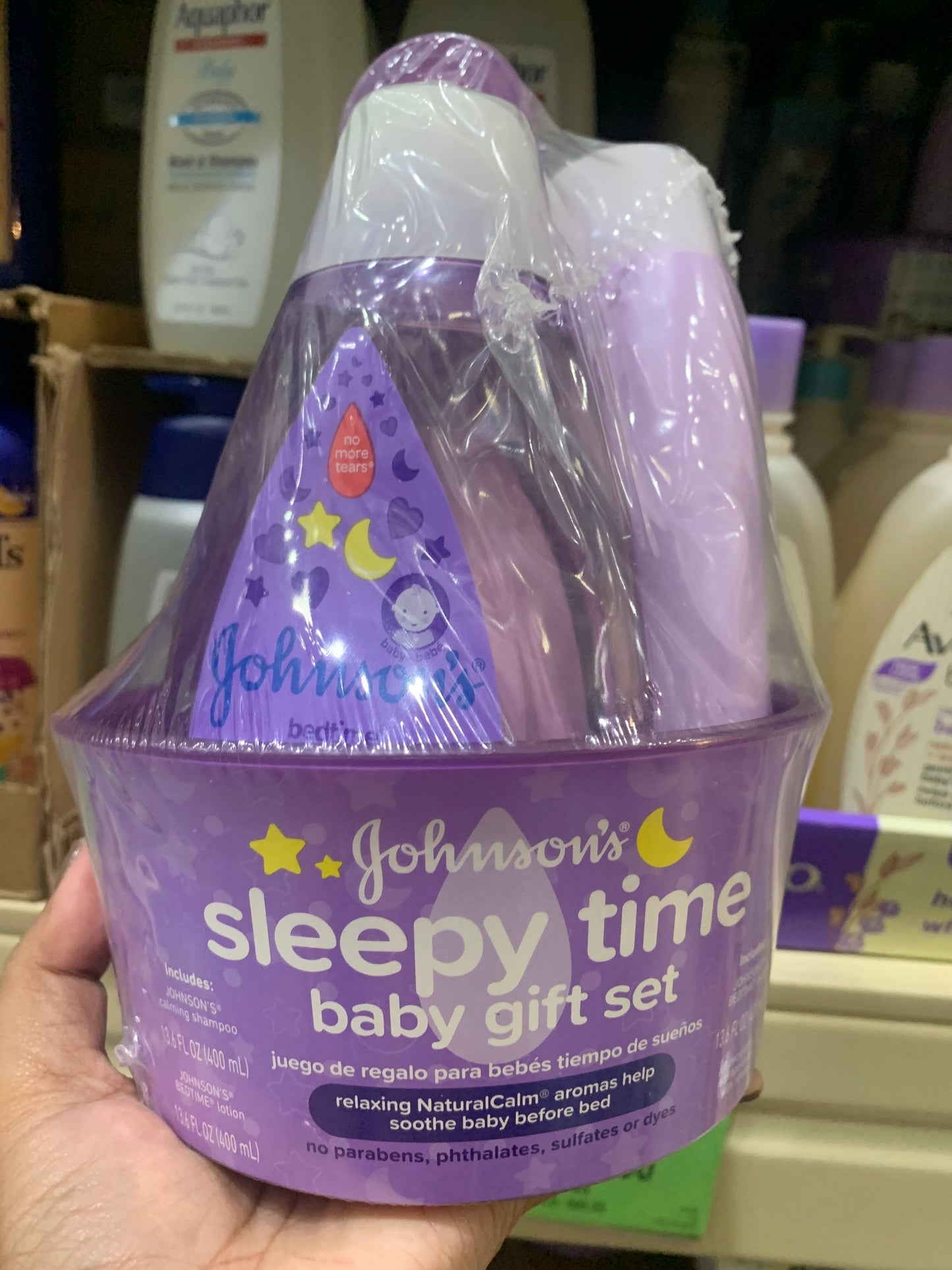 johnson’s sleepy time baby gift set