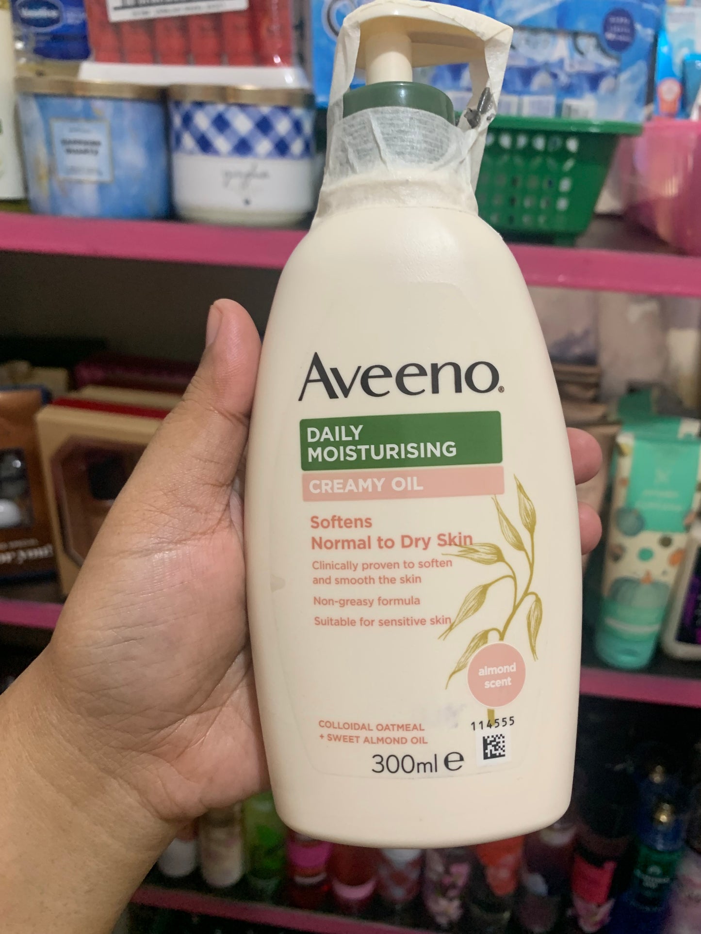 Aveeno lotions and creams