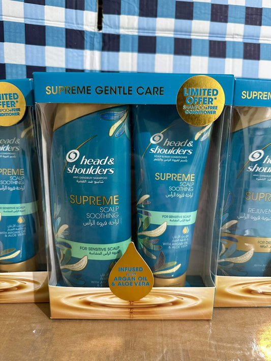 Head and shoulders Argan oil shampoo set