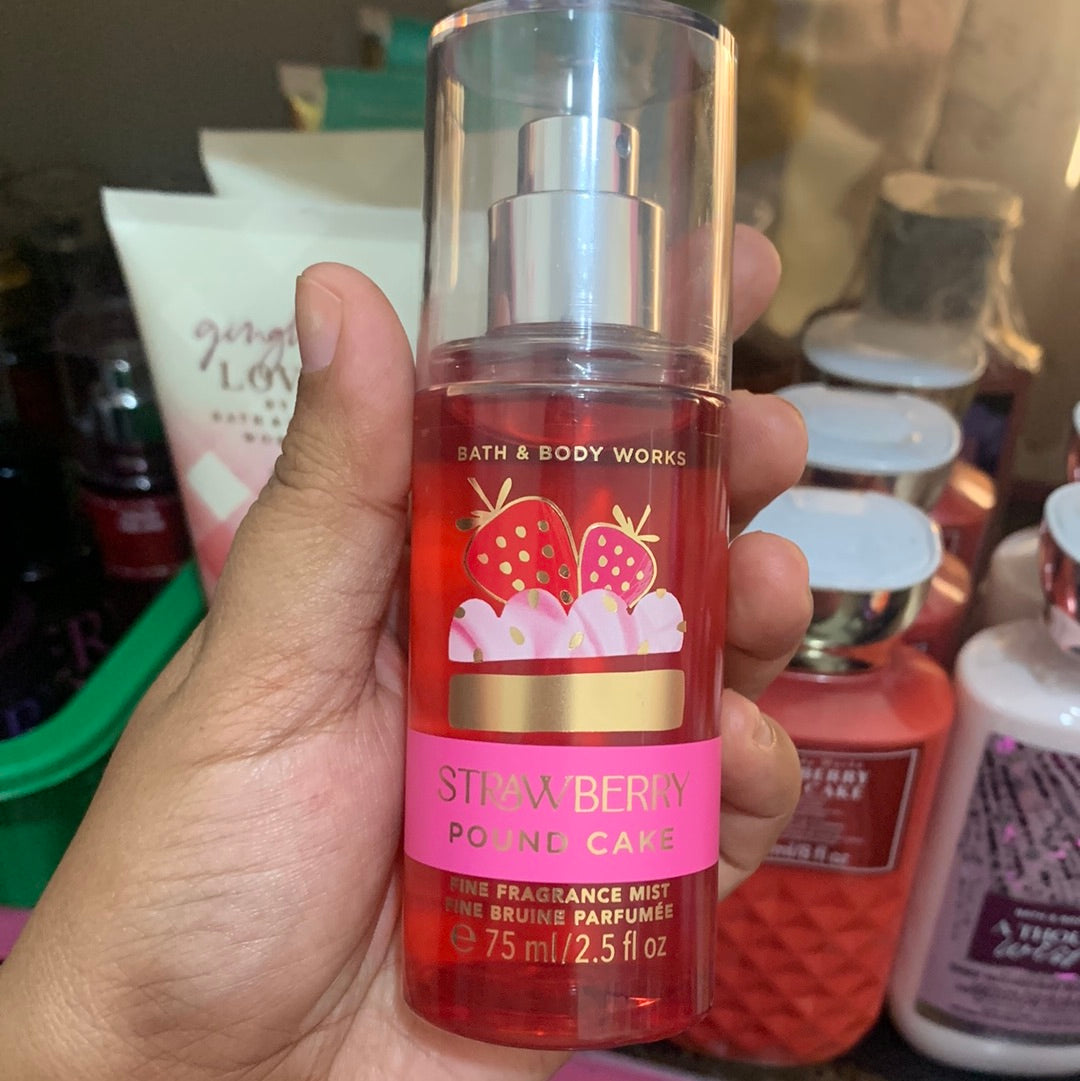 Bath and bodyworks travel size mist