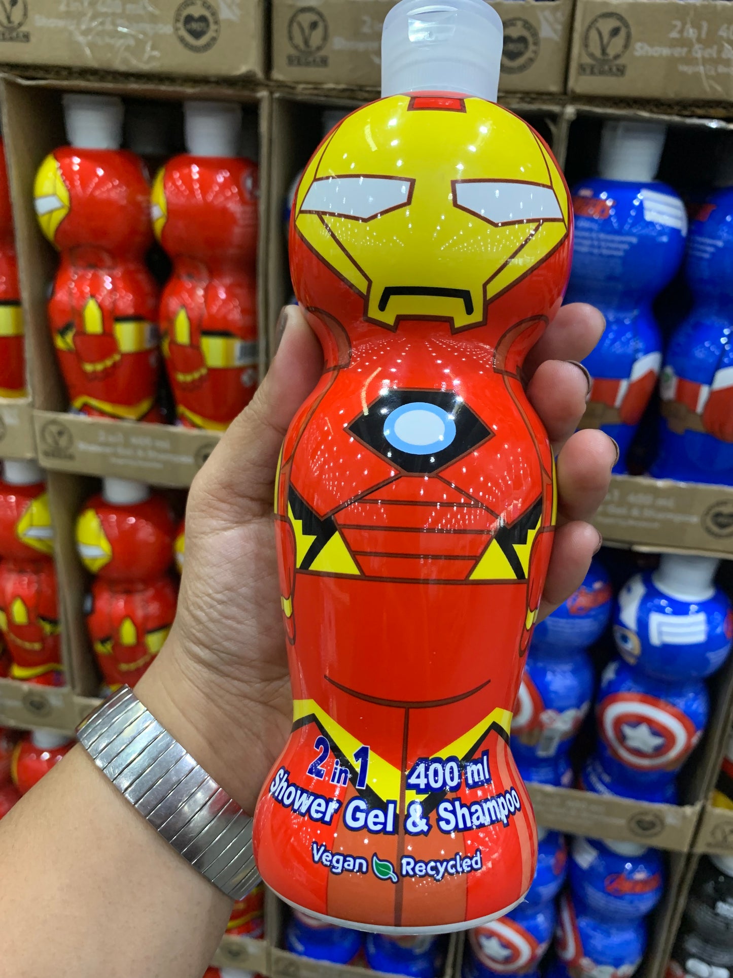 Marvel/ disney themed showergel/shampoo 400ml per bottle