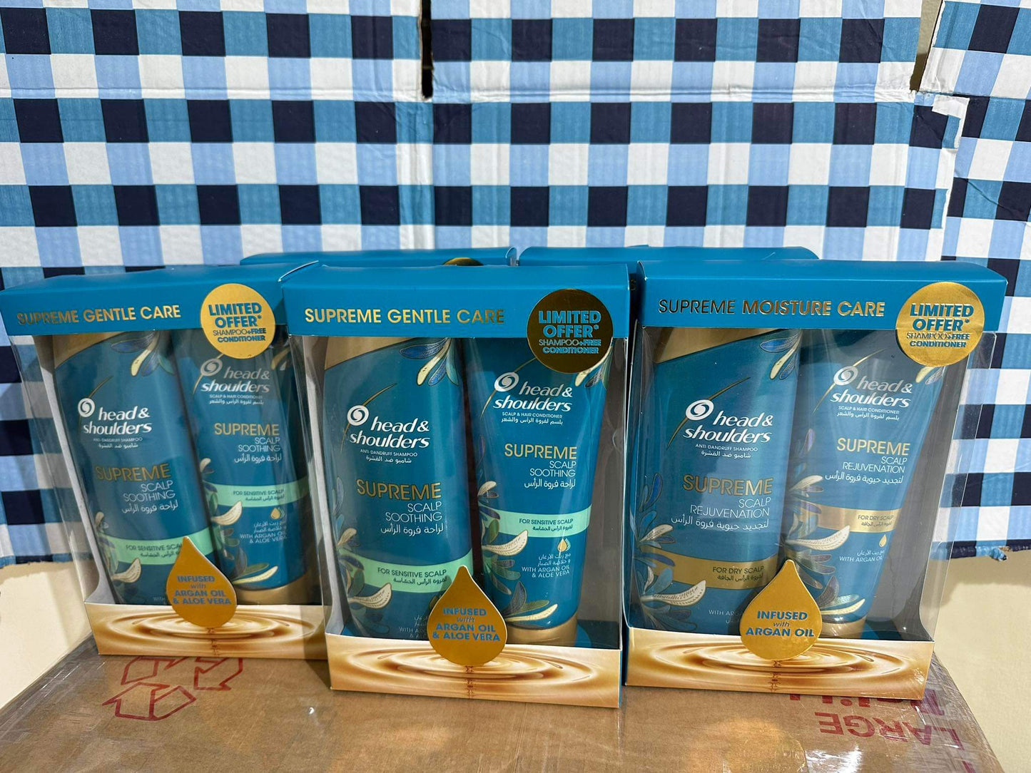 Head and shoulders Argan oil shampoo set