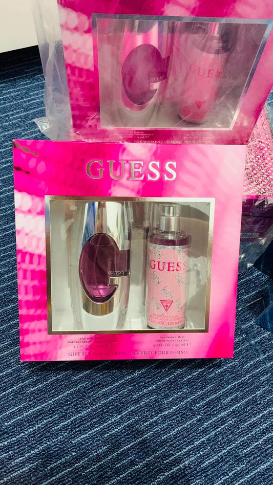 Guess Pink EDT with mini perfume set