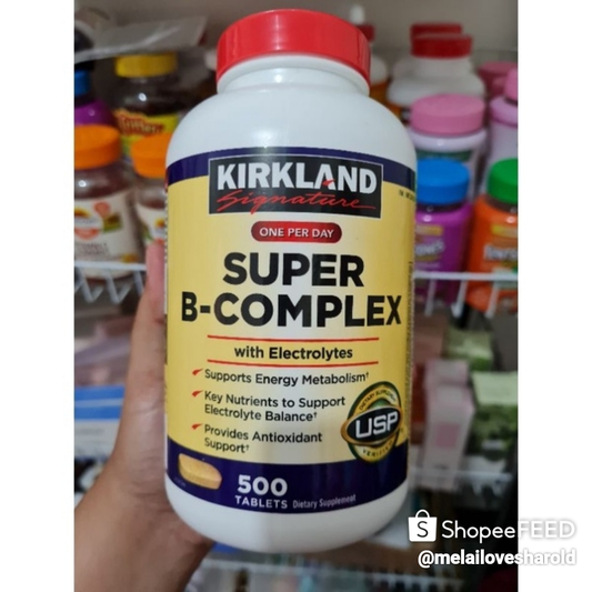 Kirkland Super B complex with Vitamin C and electrolytes