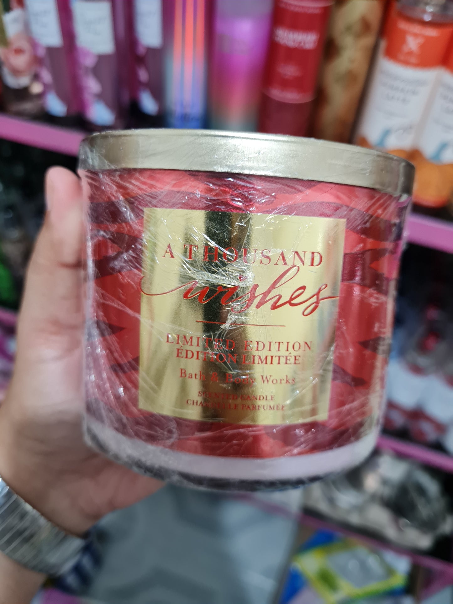 Bath and body works 3 wick candle