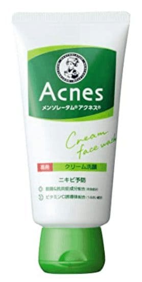 Acnes mentholatum facial wash and face lotion