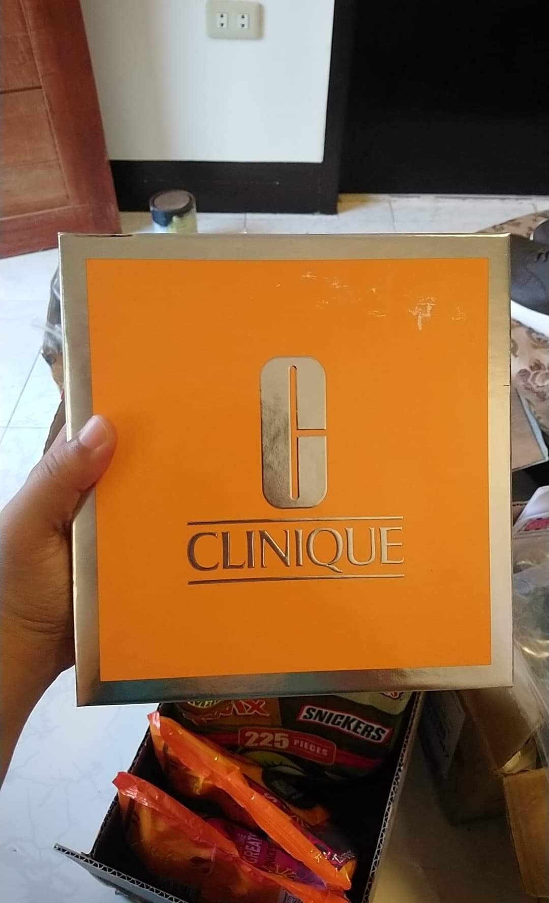 CLINIQUE HAPPY perfume and lipstick set from US